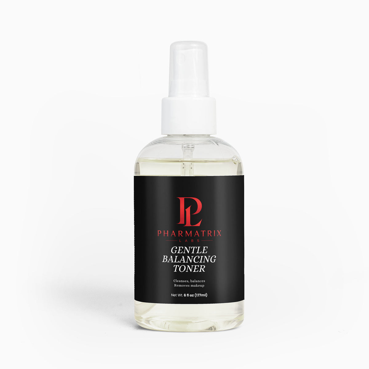 Bottle of Pharmatrix Gentle Balancing Toner on a white background