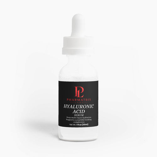 Pharmatrix Hyaluronic Acid Serum bottle on a white background