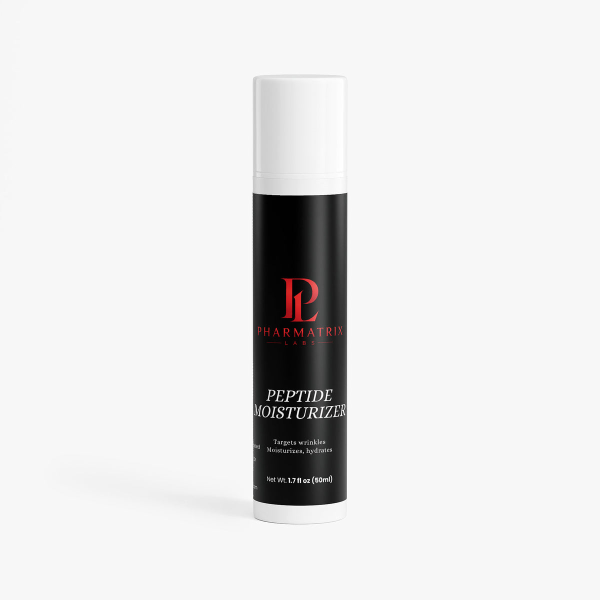Pharmatrix Peptide Moisturizer bottle on a white background