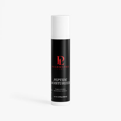 Pharmatrix Peptide Moisturizer bottle on a white background