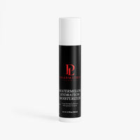Skincare bottle labeled 'Watermelon Hydration Moisturizer' by Pharmatrix on a white background